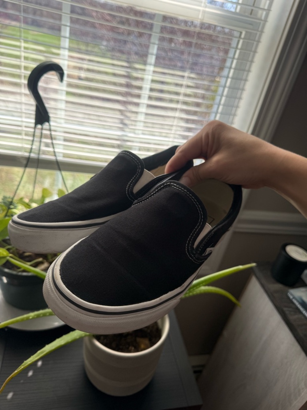 Women’s Black Slip on Vans - Picture 3 of 11